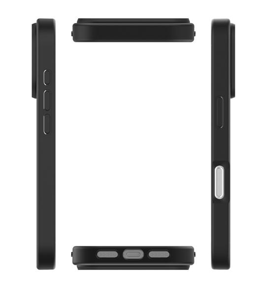 Ochranný kryt s magnetickým kruhom na Apple iPhone 17 Pro čierny