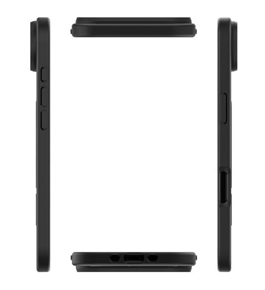 Ochranný kryt s magnetickým kruhom na Apple iPhone Air čierny