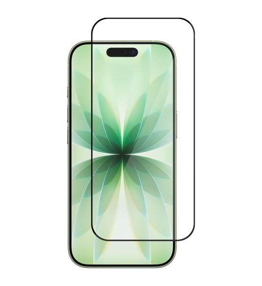 NUVO Tempered Glass Screen Protector for Apple iPhone 17 black