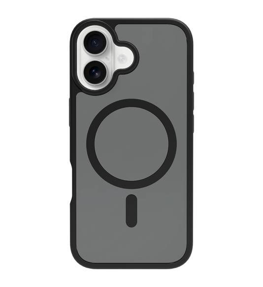 Protective case with magnetic ring for Apple iPhone 17 black