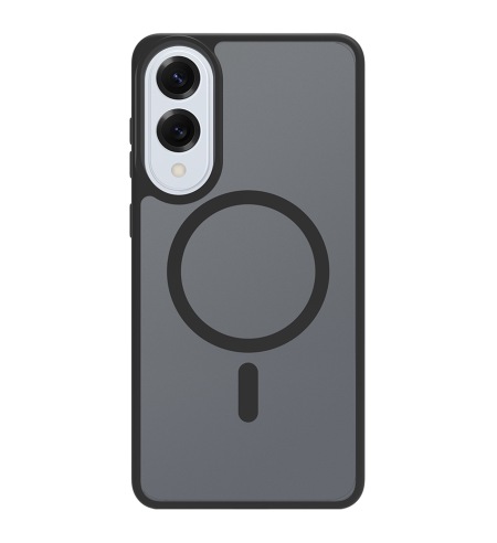 Ochranný kryt s magnetickým kruhom na Samsung Galaxy S25 Edge čierny