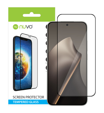 NUVO Tempered Glass Screen Protector for Xiaomi 15T black 2