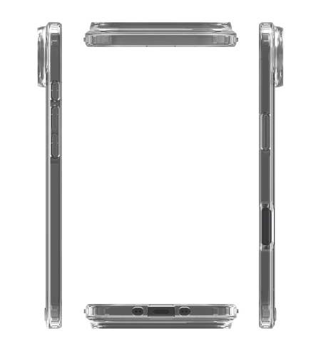 Ochranný kryt s magnetickým kruhom na Apple iPhone Air priehľadný