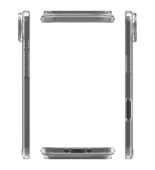 Ochranný kryt s magnetickým kruhom na Apple iPhone Air priehľadný