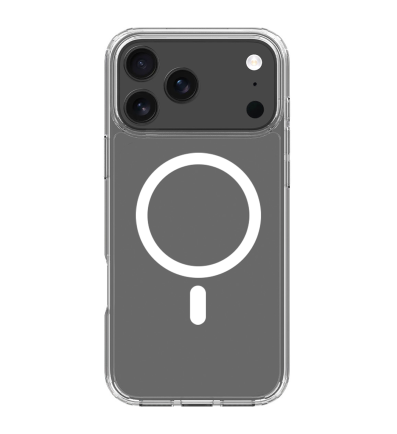Protective case with magnetic ring for Apple iPhone 17 Pro Max clear
