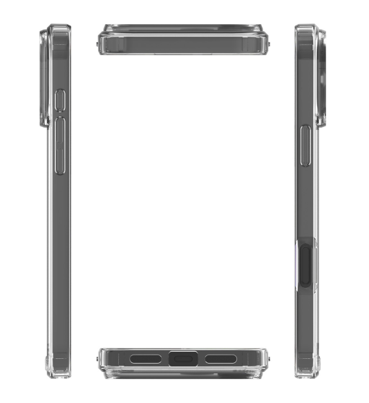 Ochranný kryt s magnetickým kruhom na Apple iPhone 17 Pro Max priehľadný