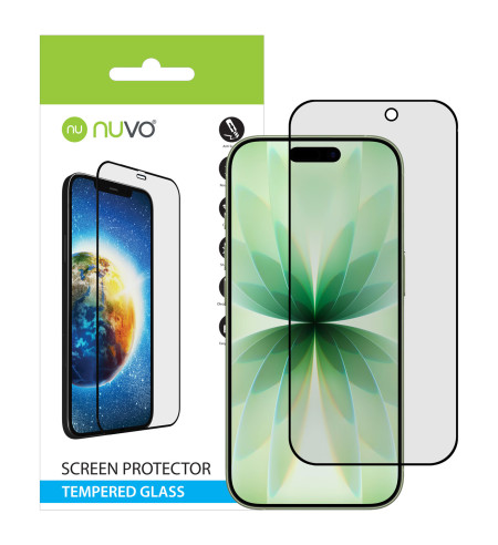 NUVO Privacy Glass Screen Protector for Apple iPhone 17