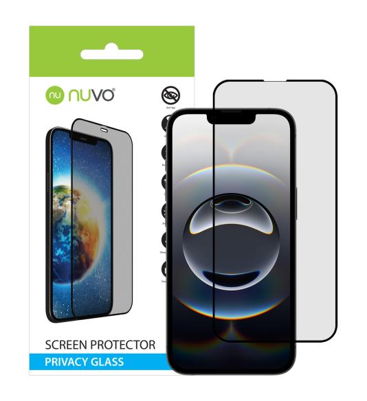 NUVO Privacy Glass Screen Protector for Apple iPhone 16e