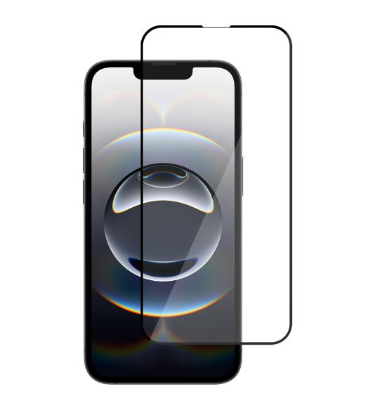 NUVO Tempered Glass Screen Protector for Apple iPhone 16e black