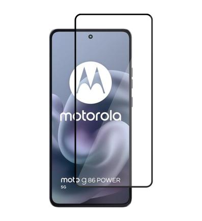 NUVO ochranné sklo na displej pre Motorola Moto G86 Power čierny rám