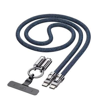 NUVO PowerLoop 240 W USB-C Cable & Lanyard 2in1