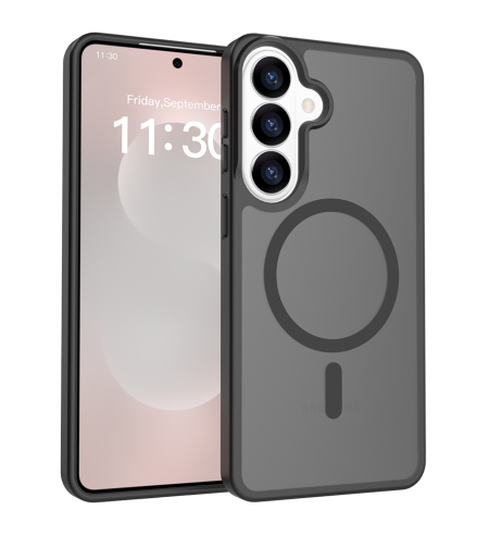 Ochranný kryt s magnetickým kruhom na Samsung Galaxy S26+ čierny