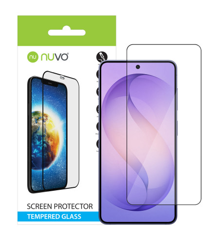 NUVO ochranné sklo na displej pre Samsung Galaxy S26 čierny rám