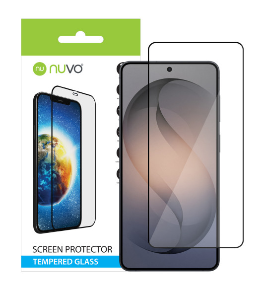 NUVO ochranné sklo na displej pre Samsung Galaxy S26+ čierny rám