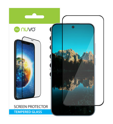 NUVO ochranné sklo na displej pre Xiaomi Redmi Note 15 Pro čierny rám 2