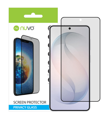 NUVO Privacy Glass Screen Protector for Samsung Galaxy S26+
