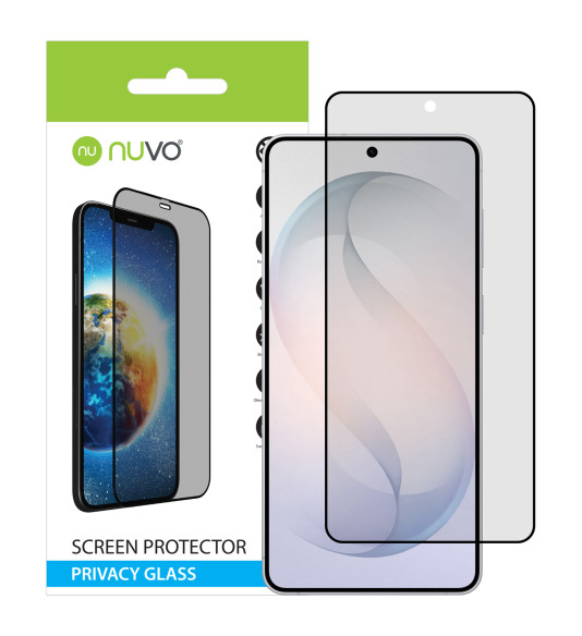 NUVO Privacy Glass Screen Protector for Samsung Galaxy S26+