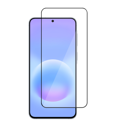 NUVO Tempered Glass Screen Protector for Samsung Galaxy A57 black