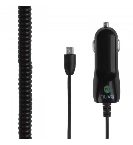 NUVO autonabíjačka micro USB 2.1A, čierna