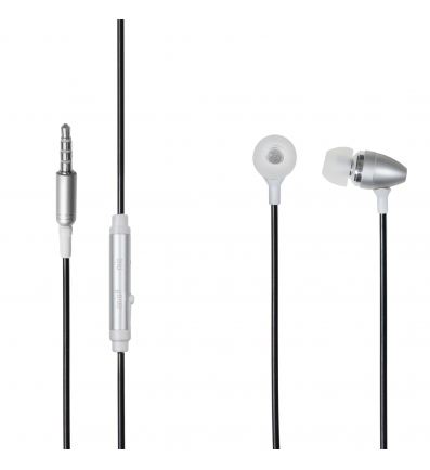 Handsfree Earphones 3,5 mm Jack, silver