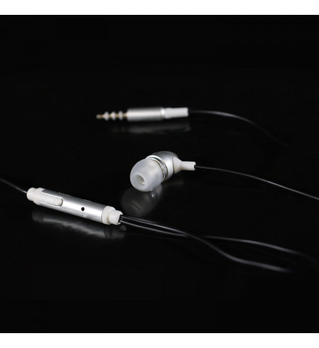 NUVO Handsfree slúchadlá 3,5 mm, strieborné