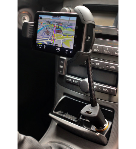 NUVO Stojan do auta a autonabíjačka, uchytenie do autozapaľovača