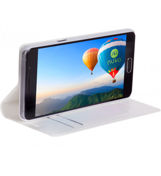 NUVO Flip Case for 4inch - 4.5inch Mobile Phones, white