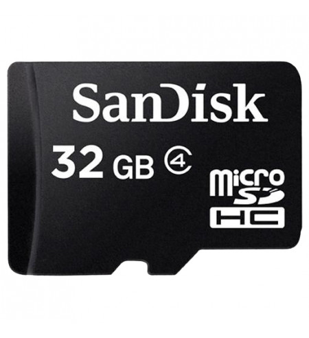SanDisk microSDHC Card 32GB Class4, bez adaptéra