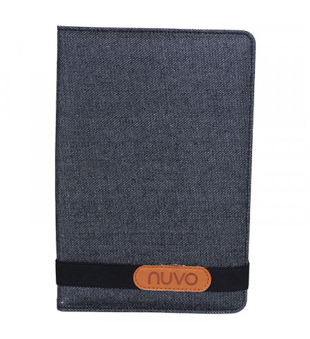 NUVO BookCover Tablet Case for 7inch - 8inch Tablets, jeans black