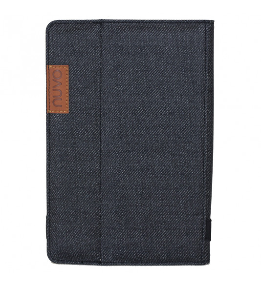 NUVO BookCover Tablet Case for 7inch - 8inch Tablets, jeans black