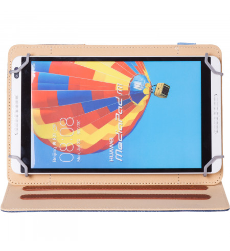 NUVO BookCover Tablet Case for 7inch - 8inch Tablets, jeans blue