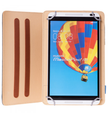 NUVO BookCover Tablet Case for 7inch - 8inch Tablets, jeans blue