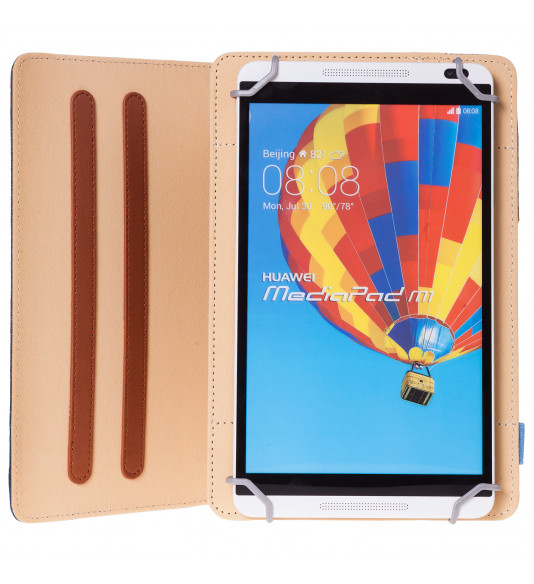 NUVO BookCover pre 7.0 - 8.0 tablety, riflová modrá