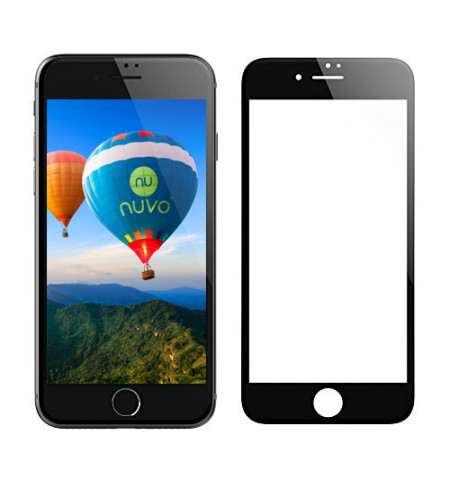 Ochranné sklo NUVO pre Apple iPhone 8 Plus / iPhone 7 Plus, čierne