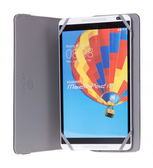 NUVO BookCover Tablet Case for 7inch - 8inch Tablets, black