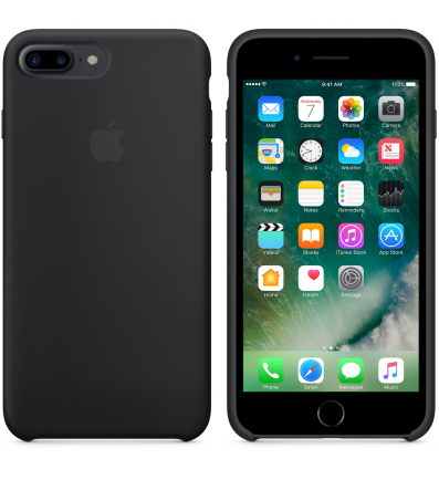 Apple iPhone 7 Plus Silicone Case, black 2