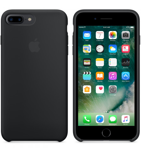 Apple iPhone 7 Plus silikónové puzdro, čierne