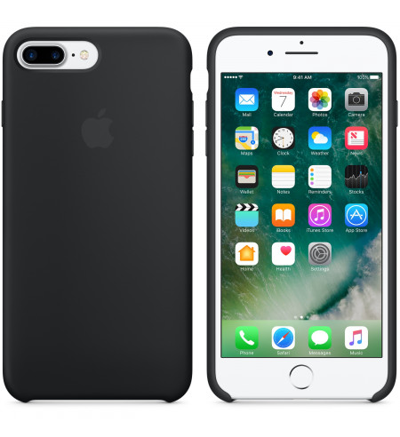 Apple iPhone 7 Plus silikónové puzdro, čierne