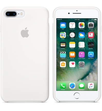 Apple iPhone 7 Plus Silicone Case, white 2