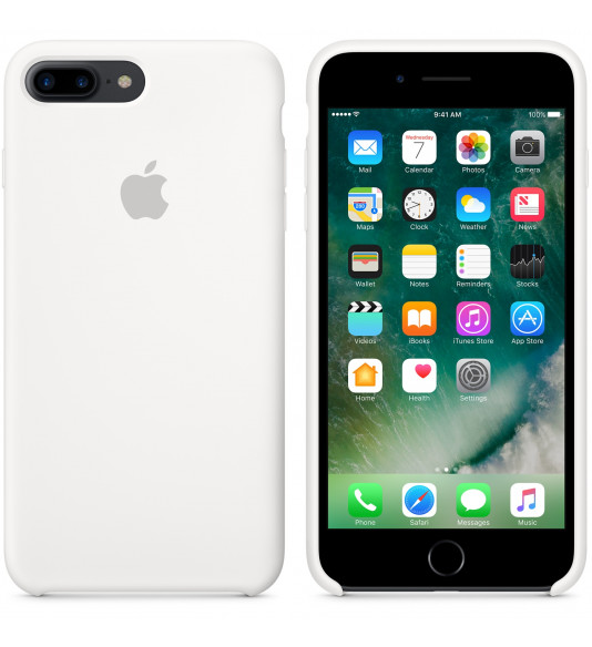 Apple iPhone 7 Plus silikónové puzdro, biele