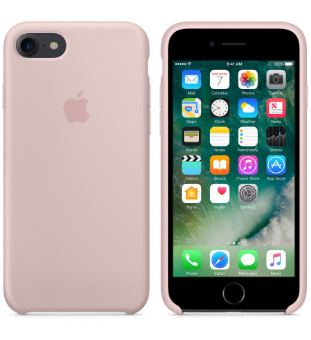 Apple iPhone 8 / iPhone 7 silikónové puzdro, ružové