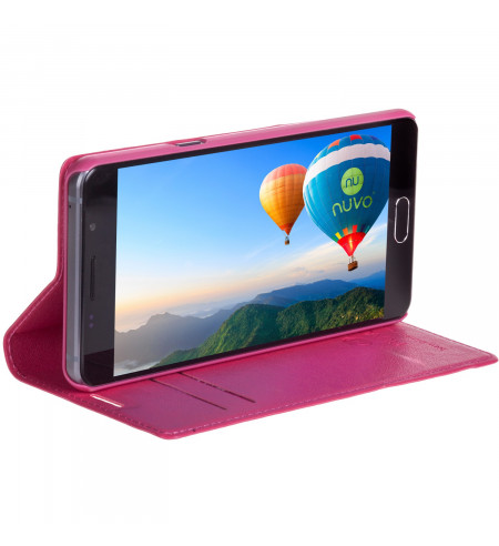 NUVO Flip Case for 4inch - 4.5inch Mobile Phones, pink
