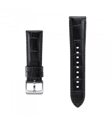 Samsung Leather Watch Band Strap for Gear S3 black