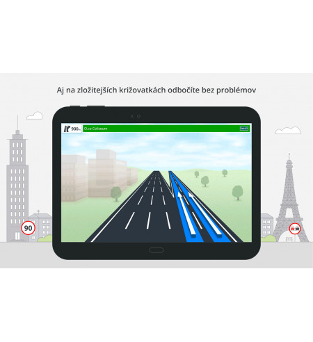 Sygic Voucher Svet s Traffic HUD a Dashcam lifetime