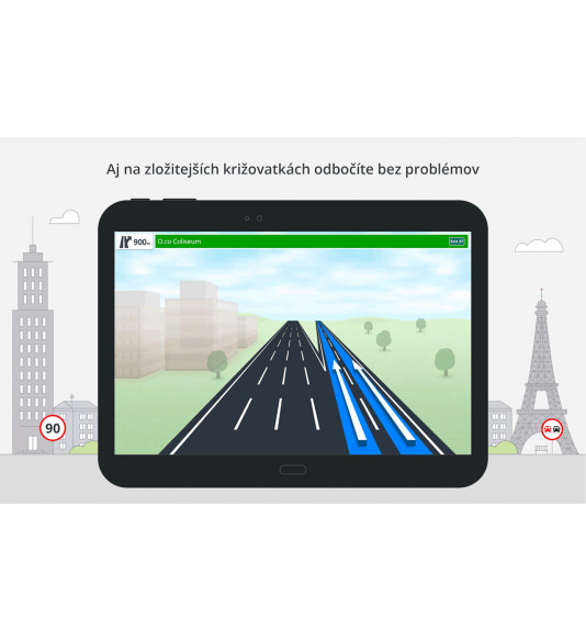 Sygic Voucher Svet s Traffic HUD a Dashcam lifetime