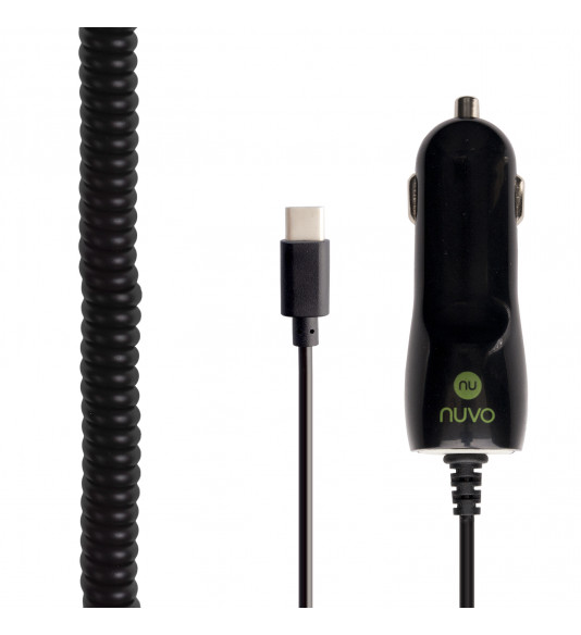 NUVO autonabíjačka USB Type-C 2.1A, čierna