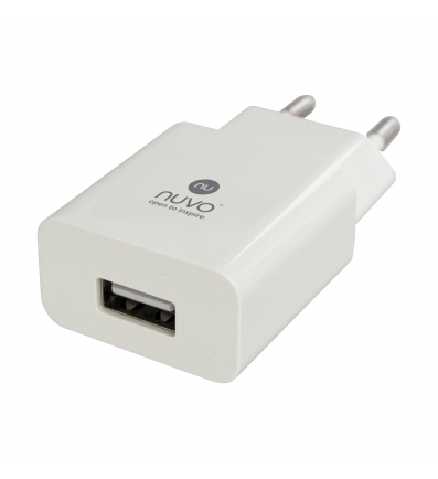NUVO Travel Wall Charger, 2.1A 2