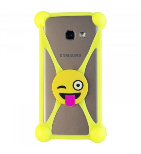 Universal TPU Rubber Cover for mobile phones, emoji smile