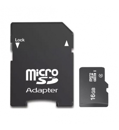 Micro SDHC pamäťová karta 16GB class 4 s adaptérom