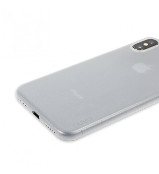 NUVO Slim Back Cover for Apple iPhone X, white